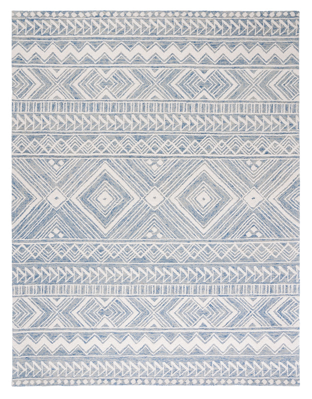 Safavieh Metro Met908M Blue/Ivory Rug.