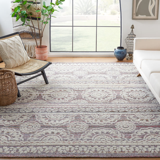 Safavieh Metro Met910Q Red/Ivory Rug.