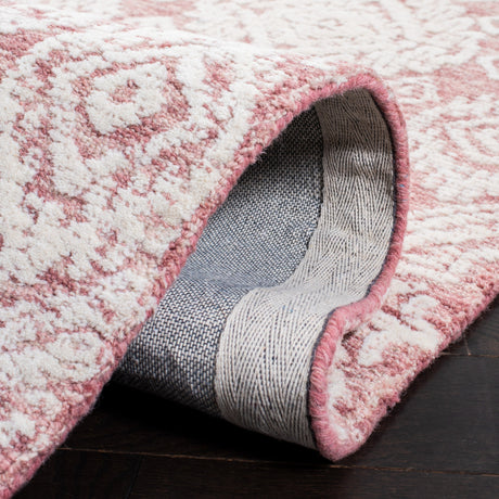 Safavieh Metro Met987U Dark Pink/Ivory Rugs.