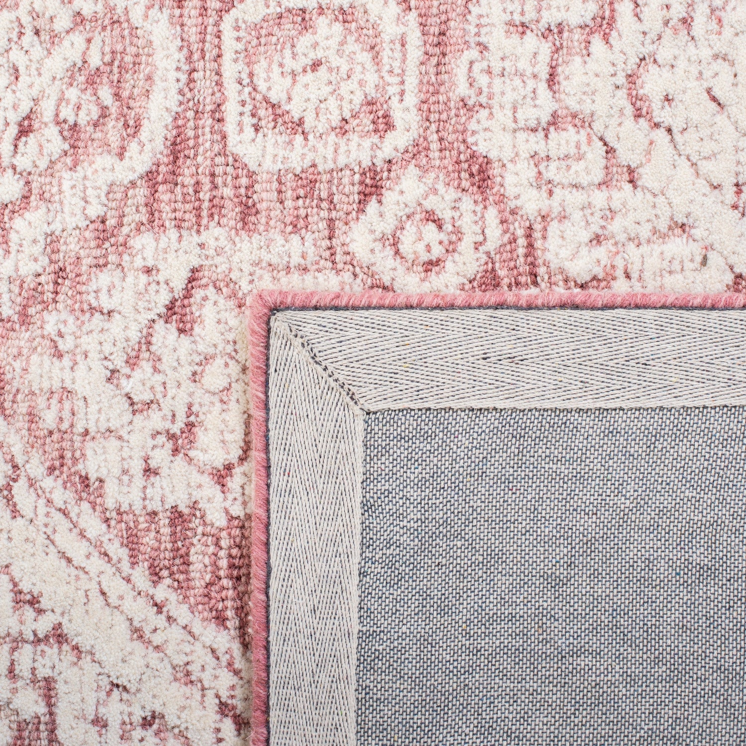 Safavieh Metro Met987U Dark Pink/Ivory Rugs.