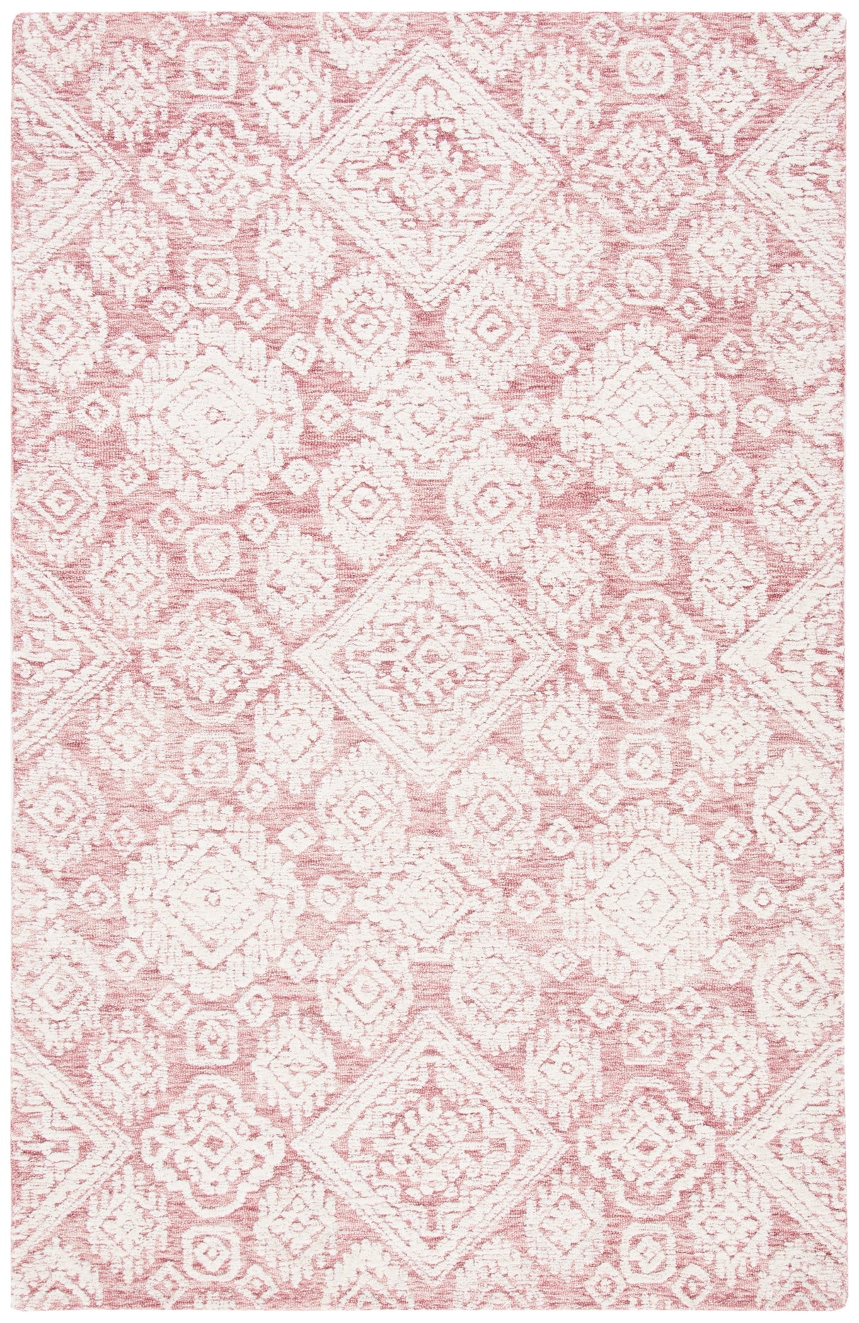 Safavieh Metro Met987U Dark Pink/Ivory Rugs.