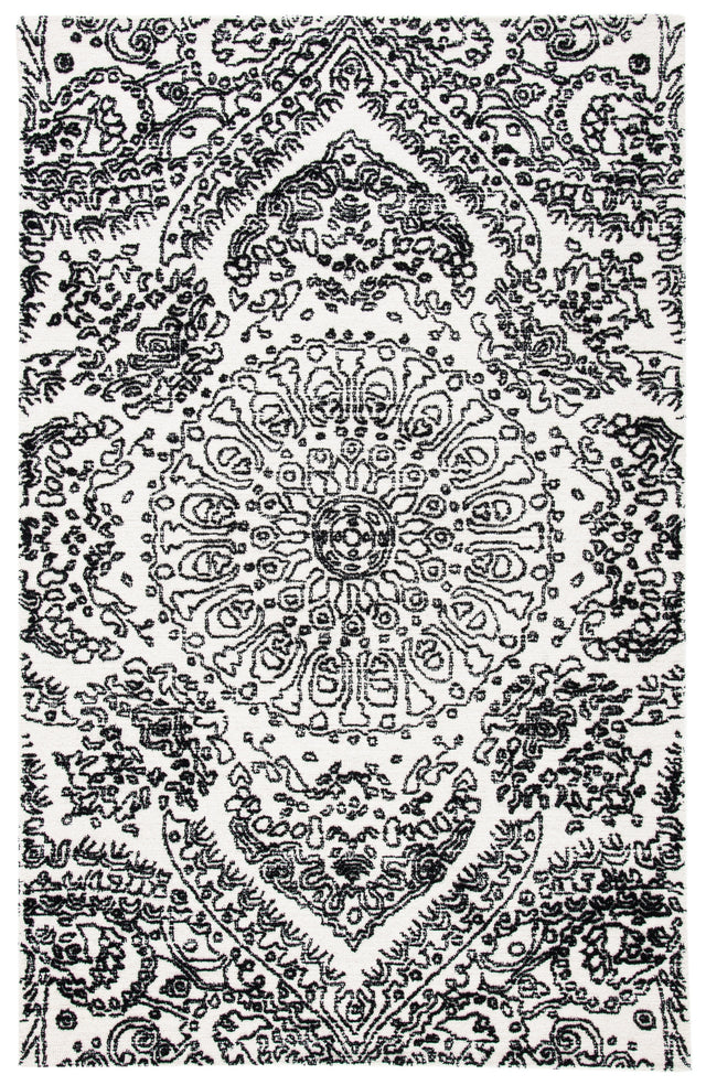 Safavieh Metro Met993A Ivory/Black Rugs.