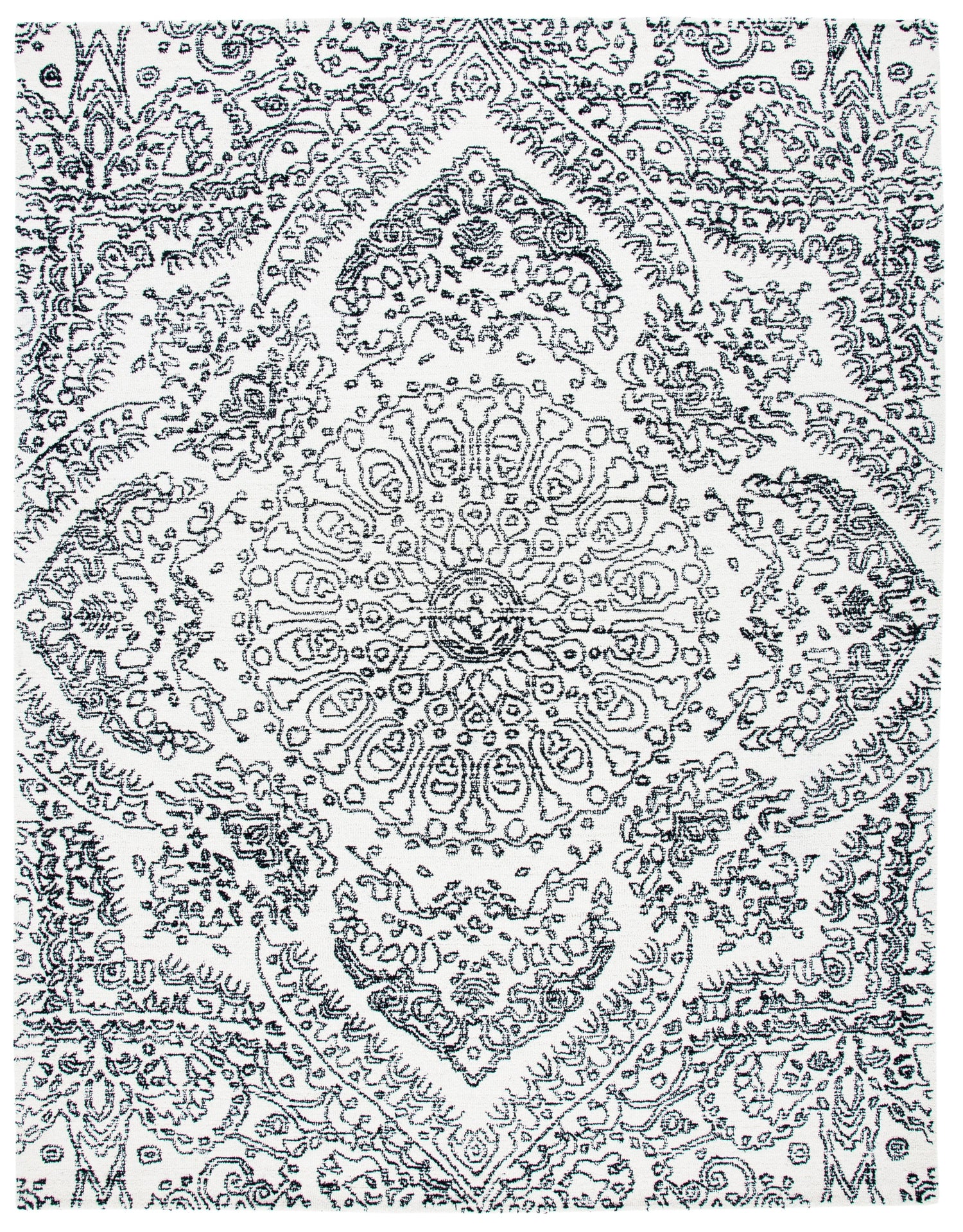 Safavieh Metro Met993A Ivory/Black Rugs.