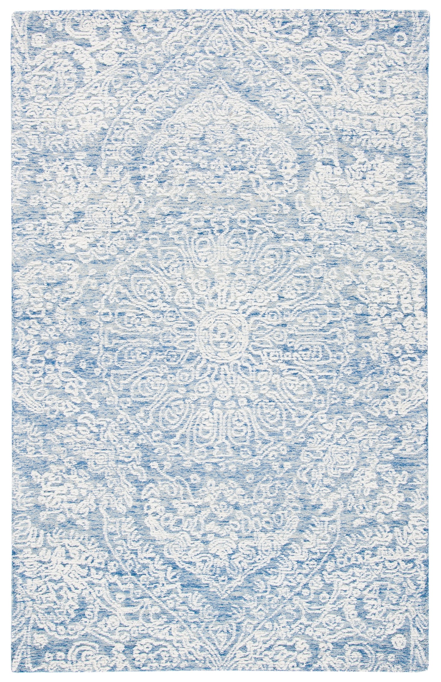Safavieh Metro Met993M Blue/Ivory Rugs.