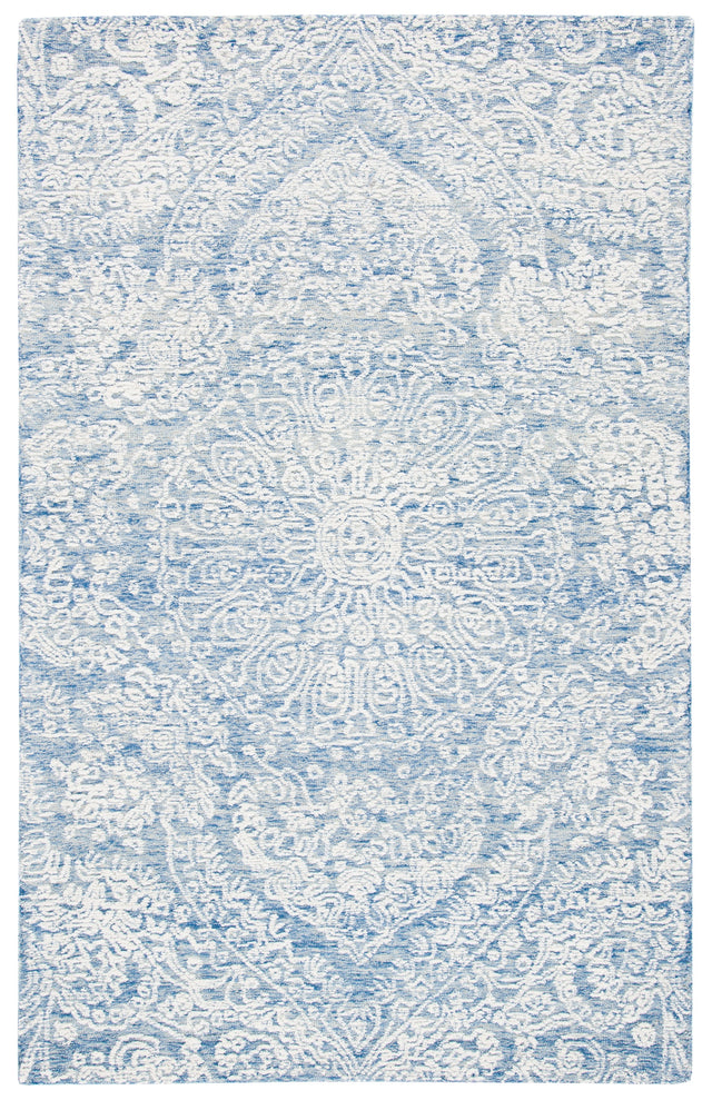 Safavieh Metro Met993M Blue/Ivory Rugs.