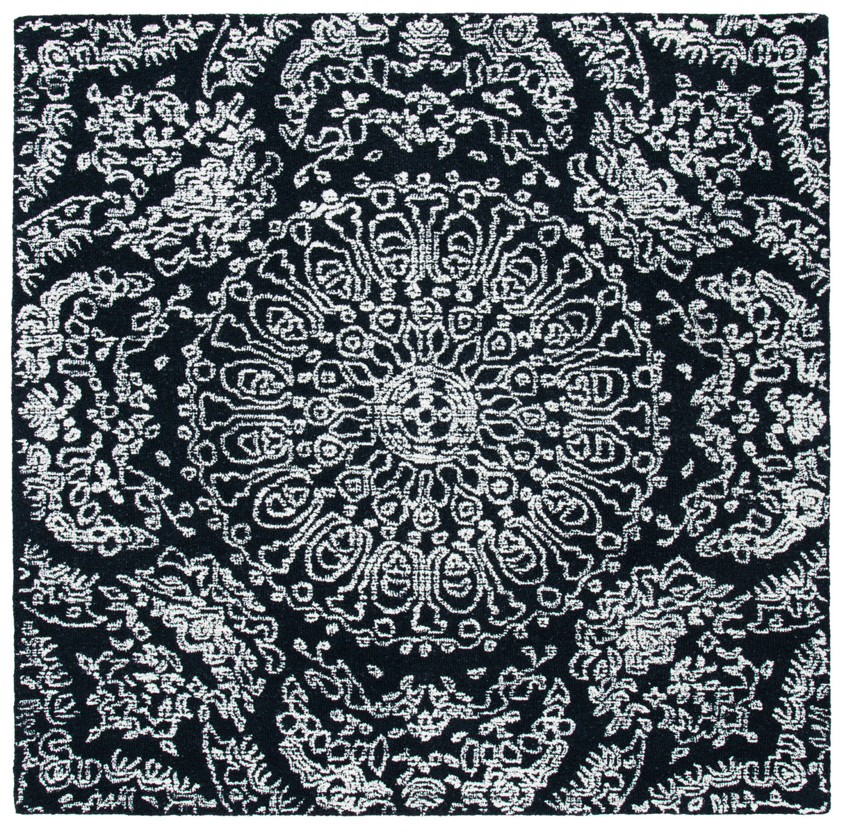 Safavieh Metro Met993Z Black/Ivory Rugs.