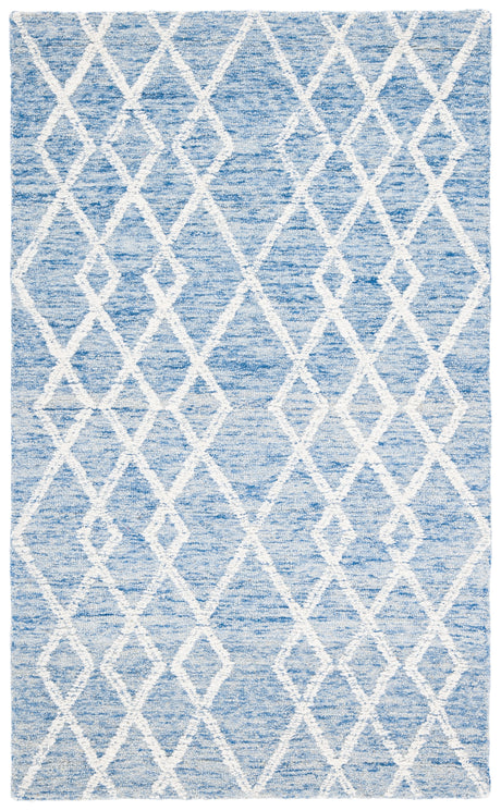 Safavieh Metro Met994M Blue/Ivory Rugs.