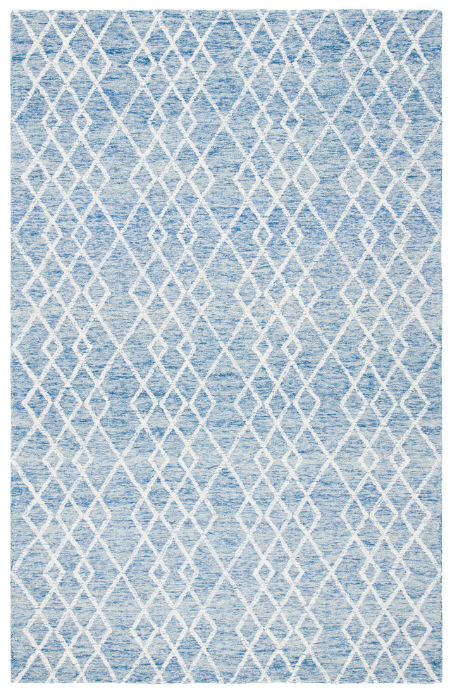 Safavieh Metro Met994M Blue/Ivory Rugs.