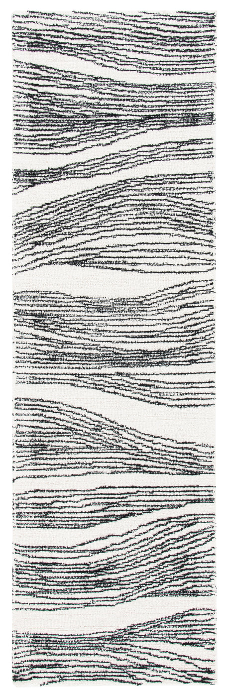 Safavieh Metro Met995B Ivory/Black Rugs.