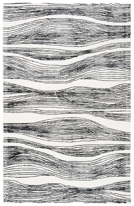 Safavieh Metro Met995B Ivory/Black Rugs.