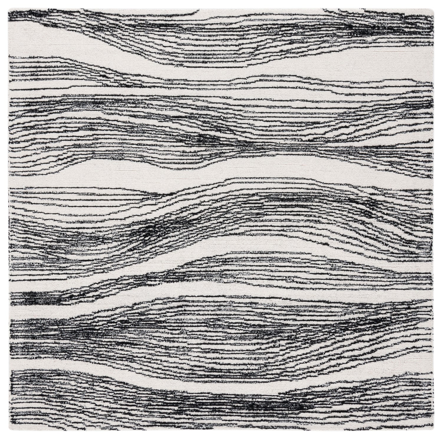 Safavieh Metro Met995B Ivory/Black Rugs.