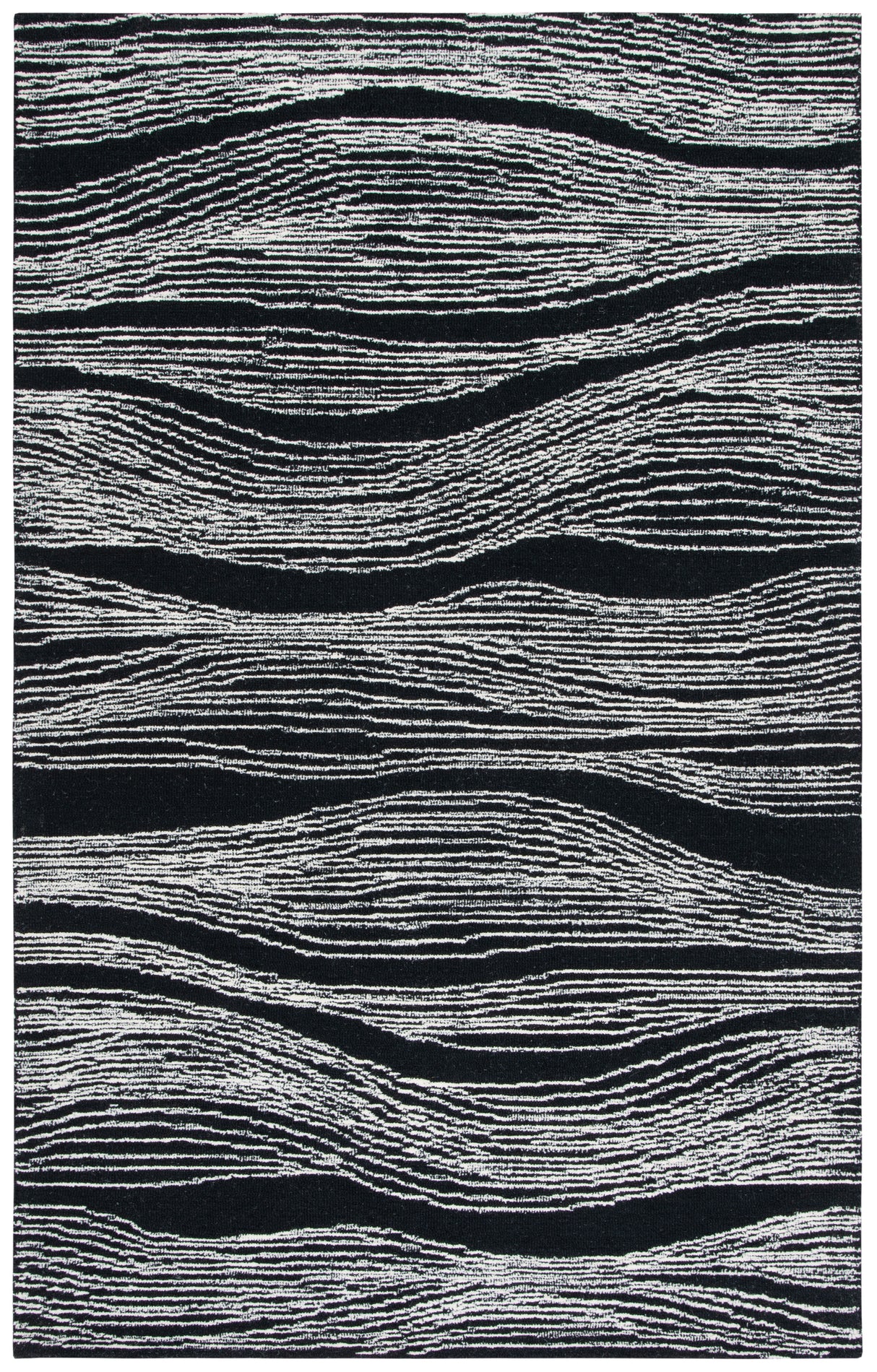 Safavieh Metro Met995Z Black/Ivory Rugs.