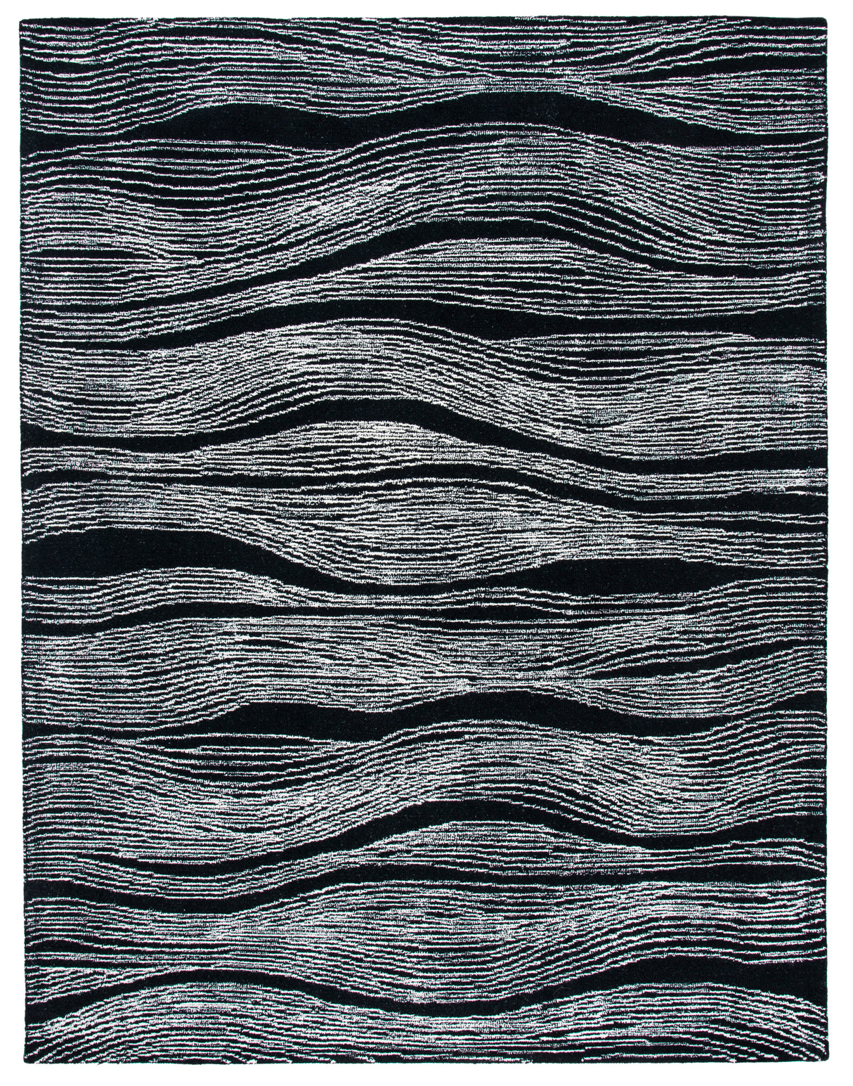Safavieh Metro Met995Z Black/Ivory Rugs.
