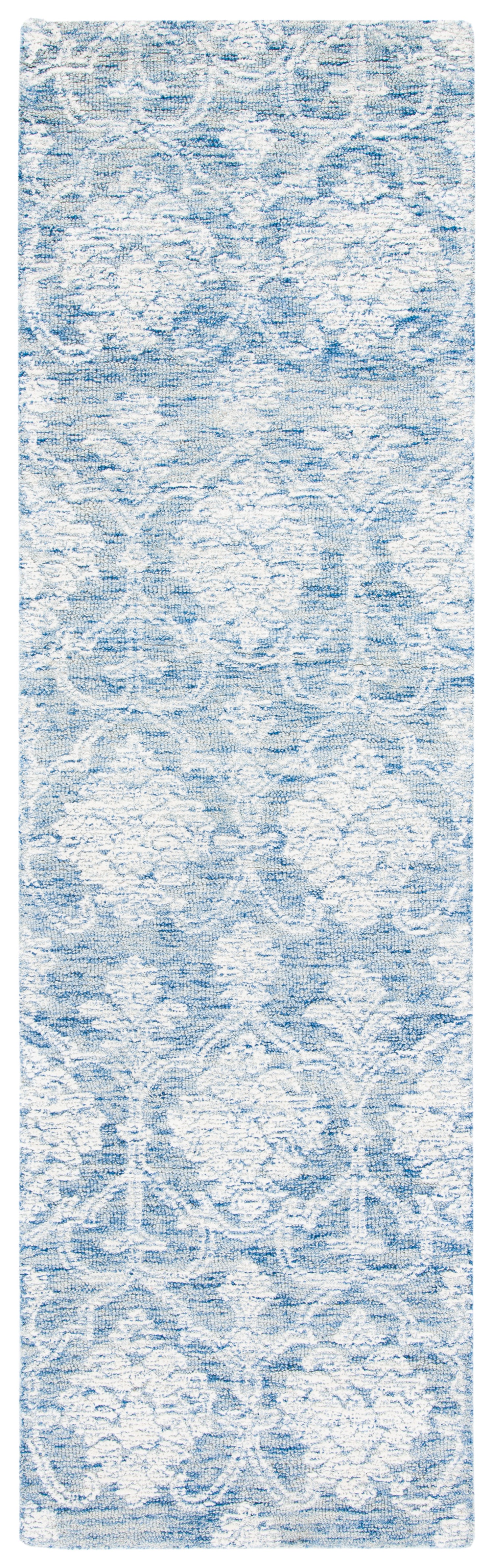 Safavieh Metro Met996M Blue/Ivory Rugs.