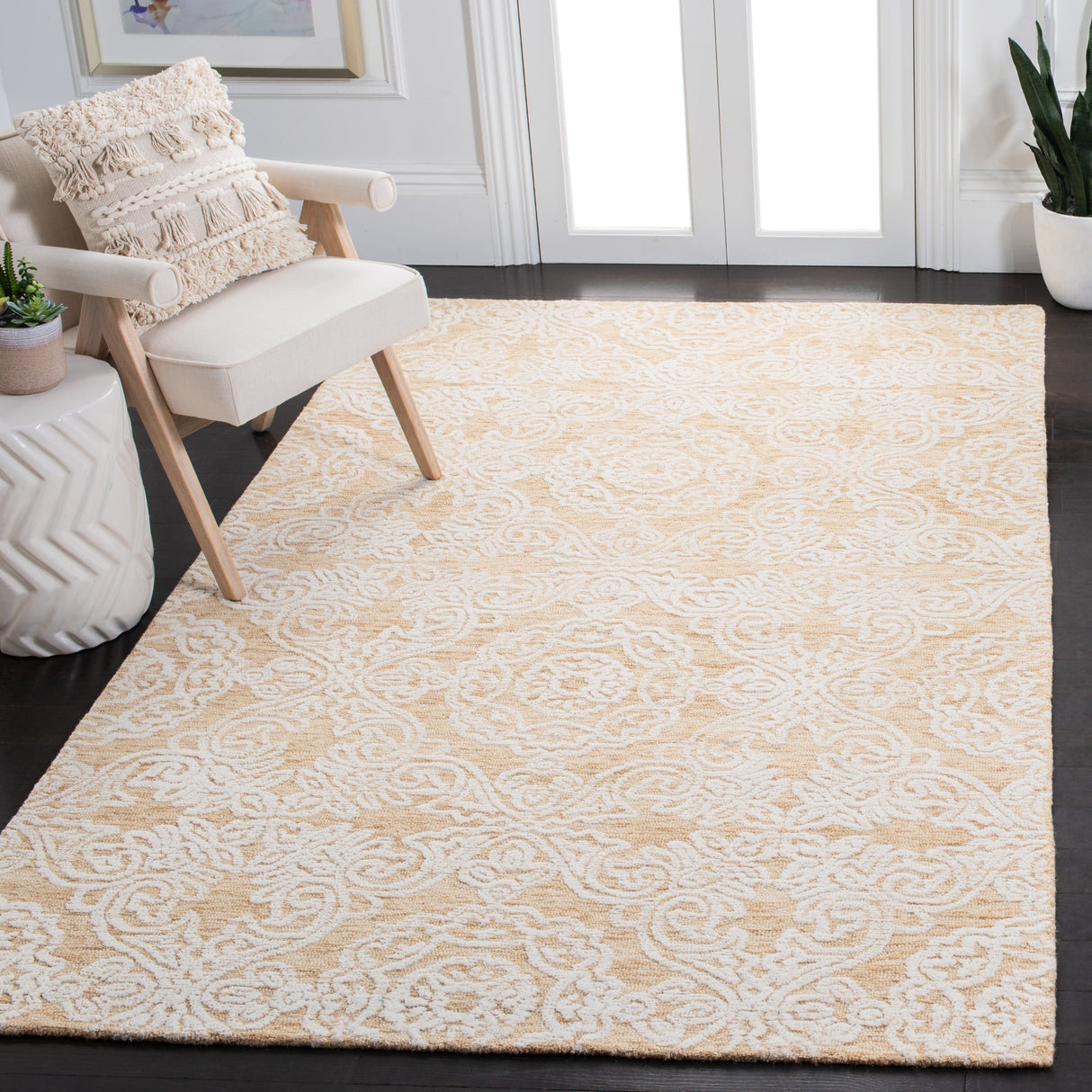 Safavieh Metro Met997D Gold/Ivory Rugs.