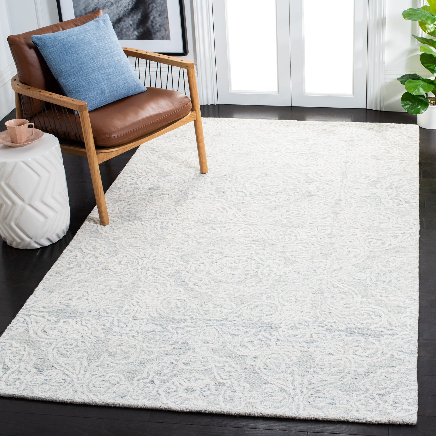 Safavieh Metro Met997G Light Grey/Ivory Rugs.