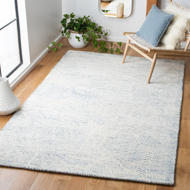 Safavieh Metro Met999M Blue/Ivory Rugs.