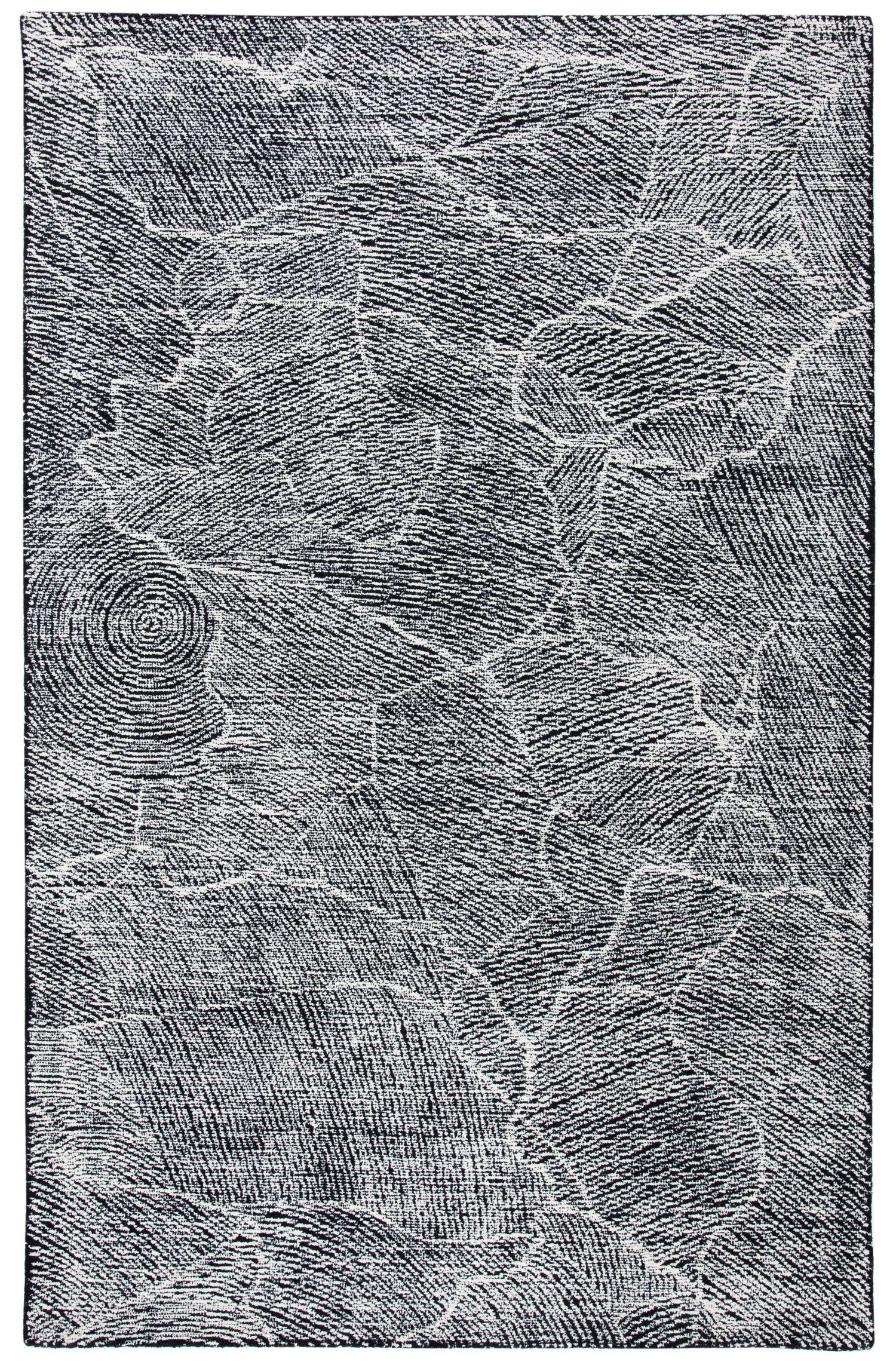 Safavieh Metro Met999Z Black/Ivory Rugs.