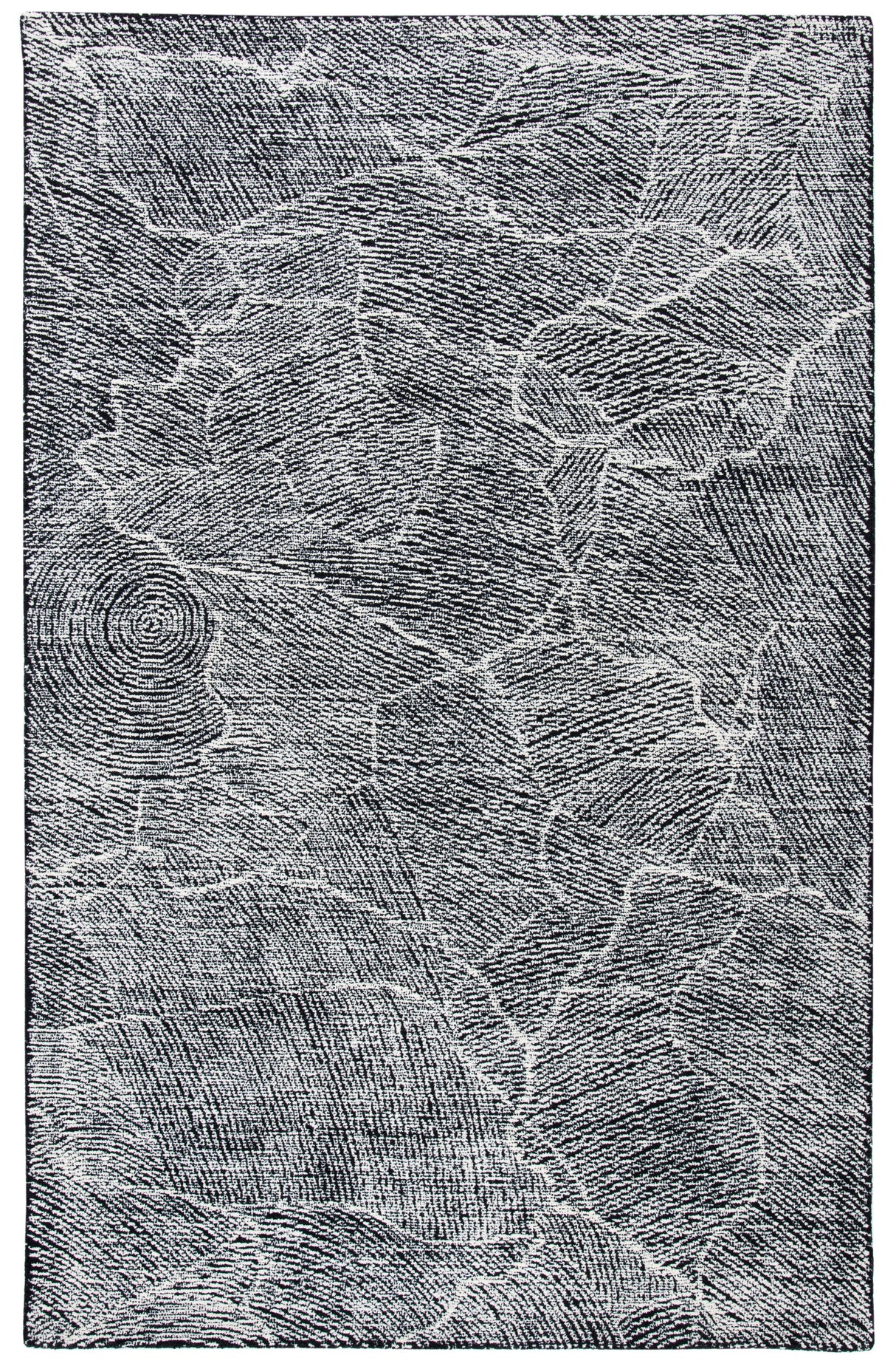 Safavieh Metro Met999Z Black/Ivory Rugs.