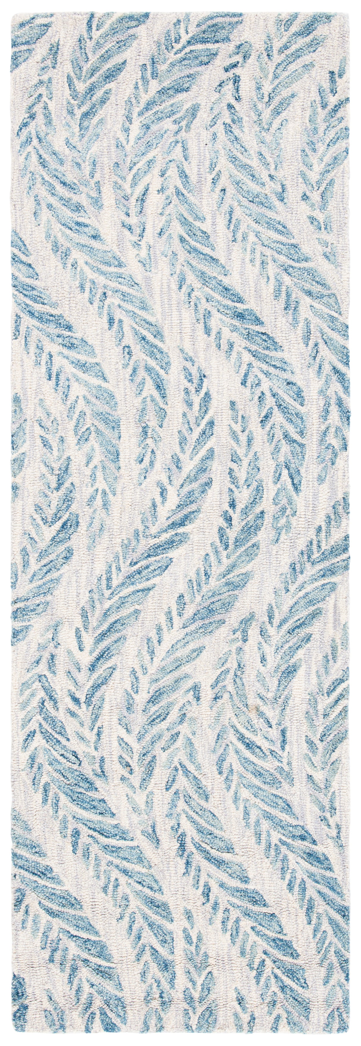 Safavieh Micro-Loop Mlp170A Ivory/Blue Rugs.