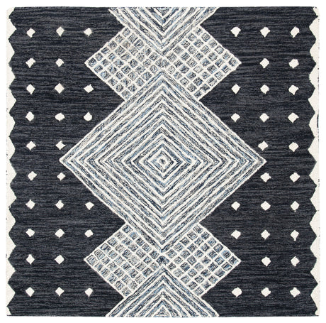 Safavieh Micro-Loop Mlp171H Charcoal/Ivory Rugs.