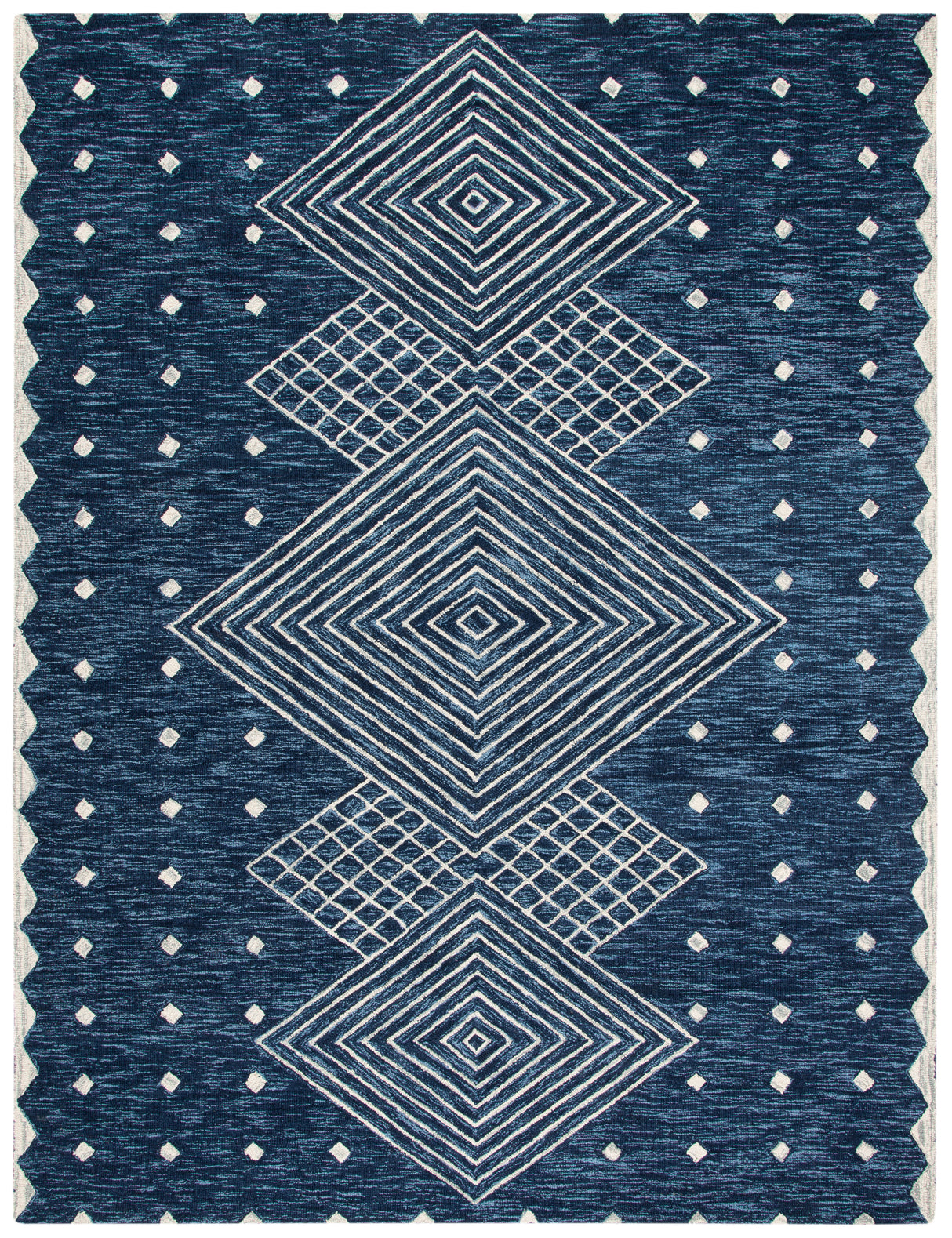 Safavieh Micro-Loop Mlp171M Blue/Ivory Rugs.