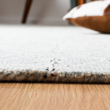 Safavieh Micro-Loop Mlp172A Ivory/Light Blue Rugs.