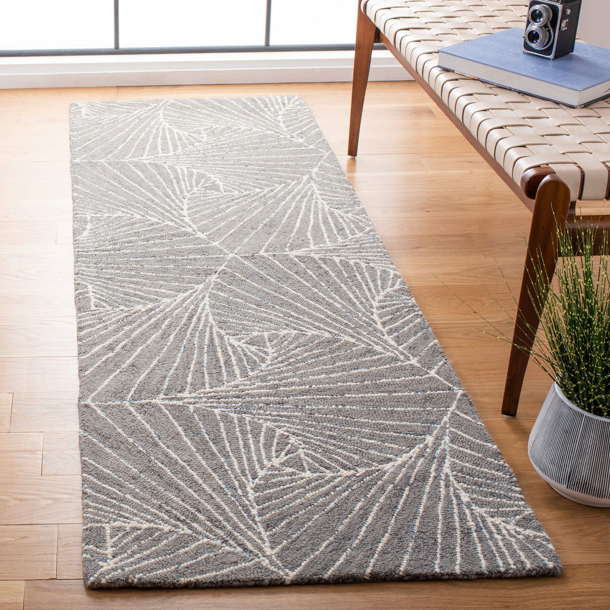 Safavieh Micro-Loop Mlp174F Grey/Ivory Rugs.