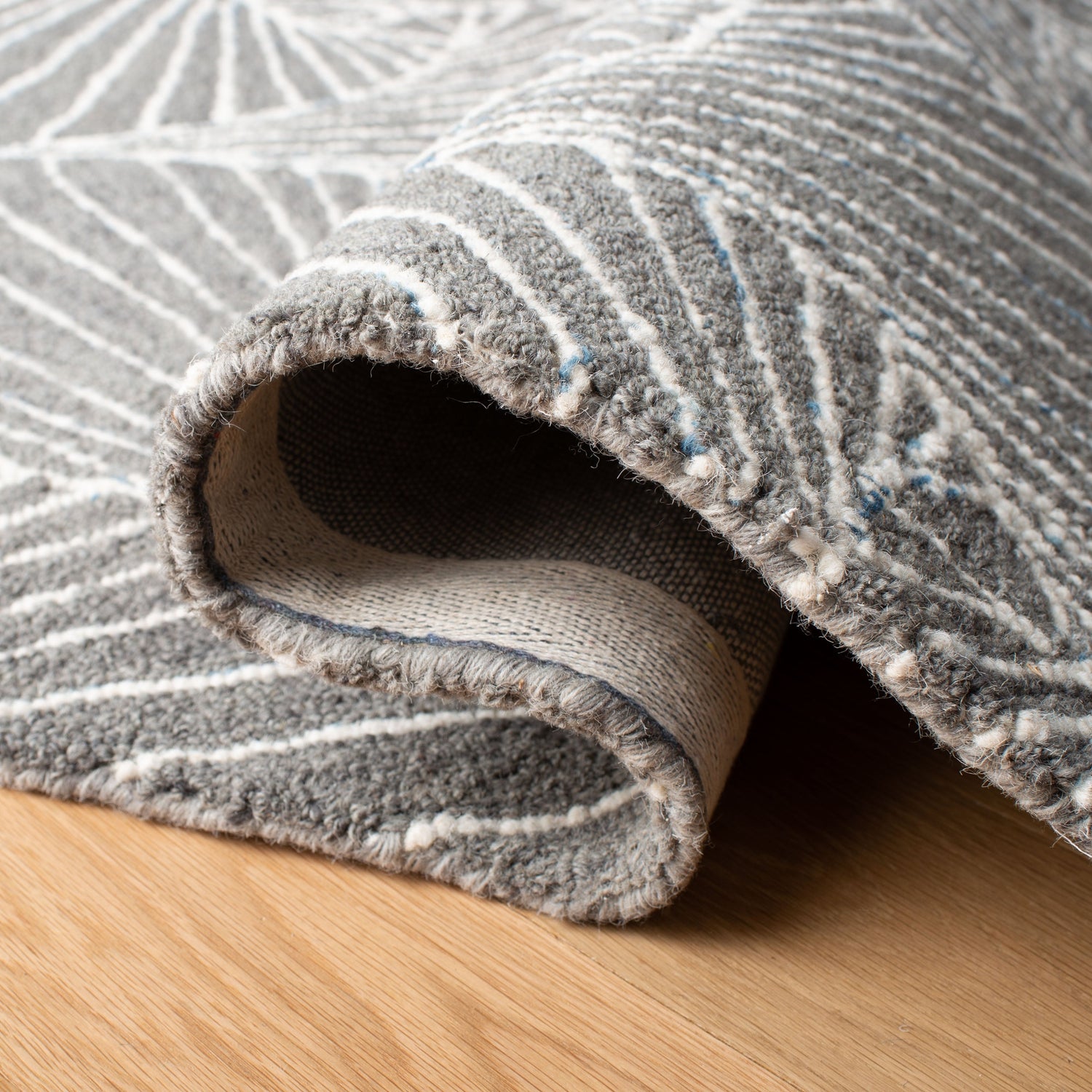 Safavieh Micro-Loop Mlp174F Grey/Ivory Rugs.