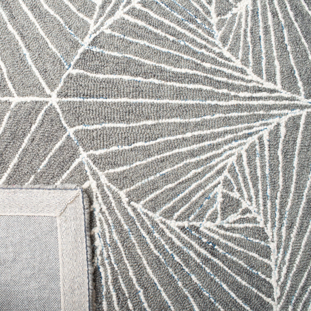 Safavieh Micro-Loop Mlp174F Grey/Ivory Rugs.