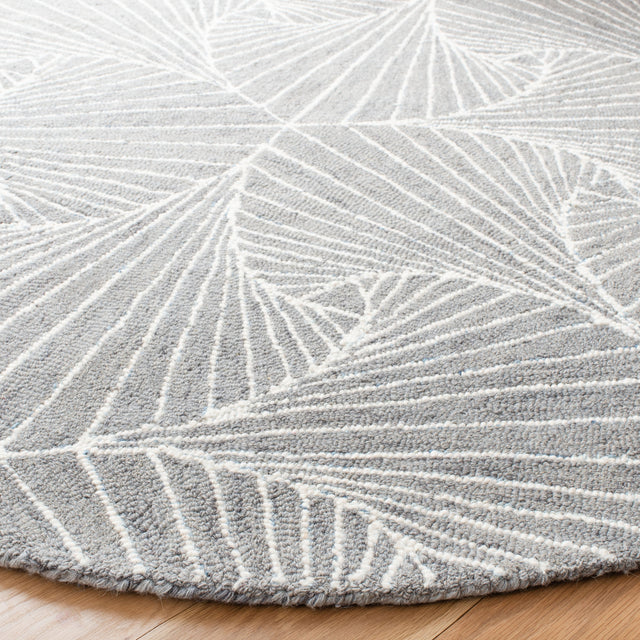 Safavieh Micro-Loop Mlp174F Grey/Ivory Rugs.
