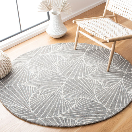 Safavieh Micro-Loop Mlp174F Grey/Ivory Rugs.