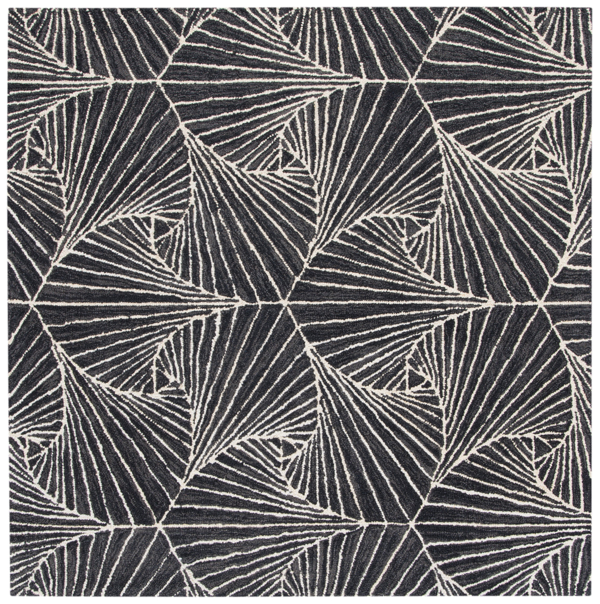 Safavieh Micro-Loop Mlp174H Charcoal/Ivory Rugs.