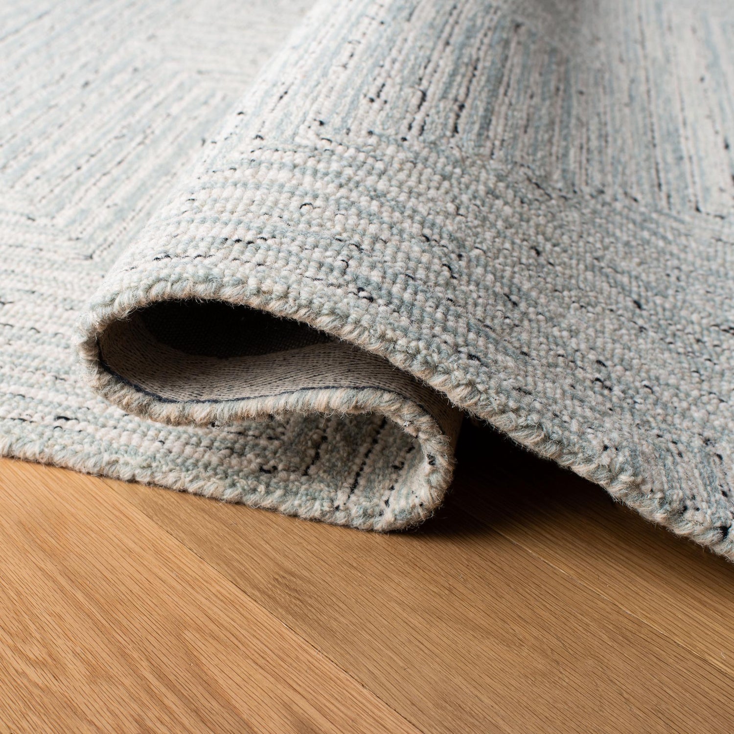 Safavieh Micro-Loop Mlp176F Light Grey/Ivory Rugs.