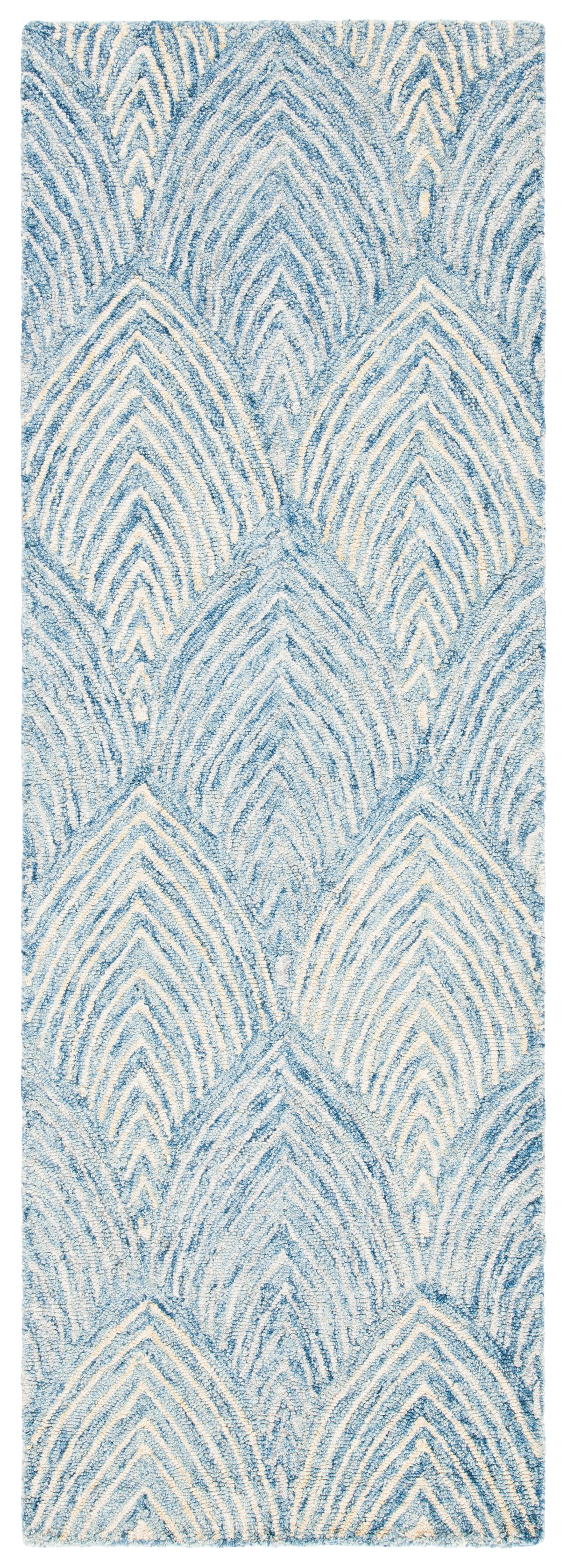 Safavieh Micro-Loop Mlp177M Light Blue/Ivory Rugs.