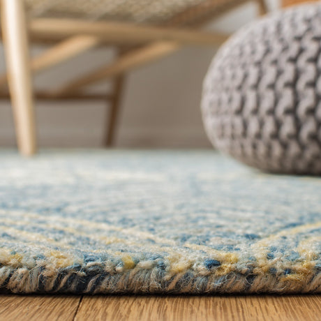 Safavieh Micro-Loop Mlp177M Light Blue/Ivory Rugs.