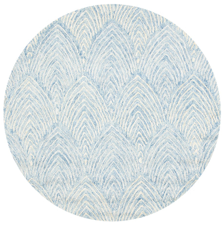 Safavieh Micro-Loop Mlp177M Light Blue/Ivory Rugs.