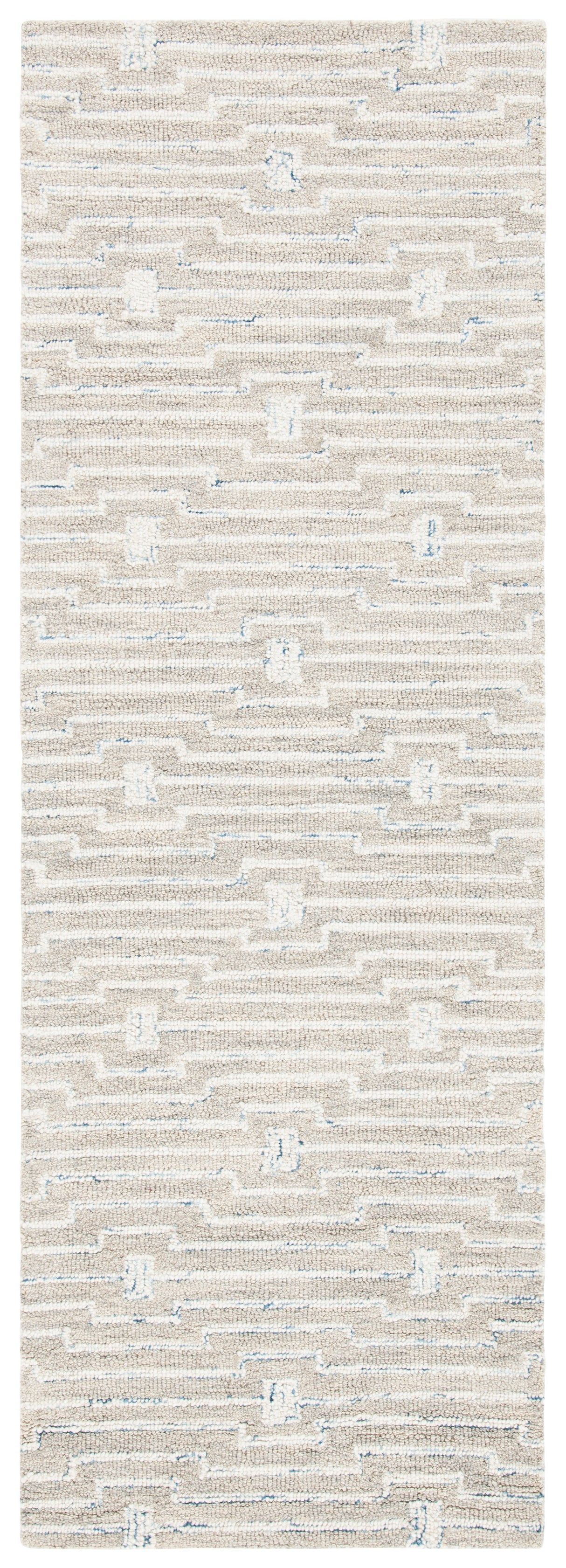 Safavieh Micro-Loop Mlp178F Light Grey/Ivory Rugs.
