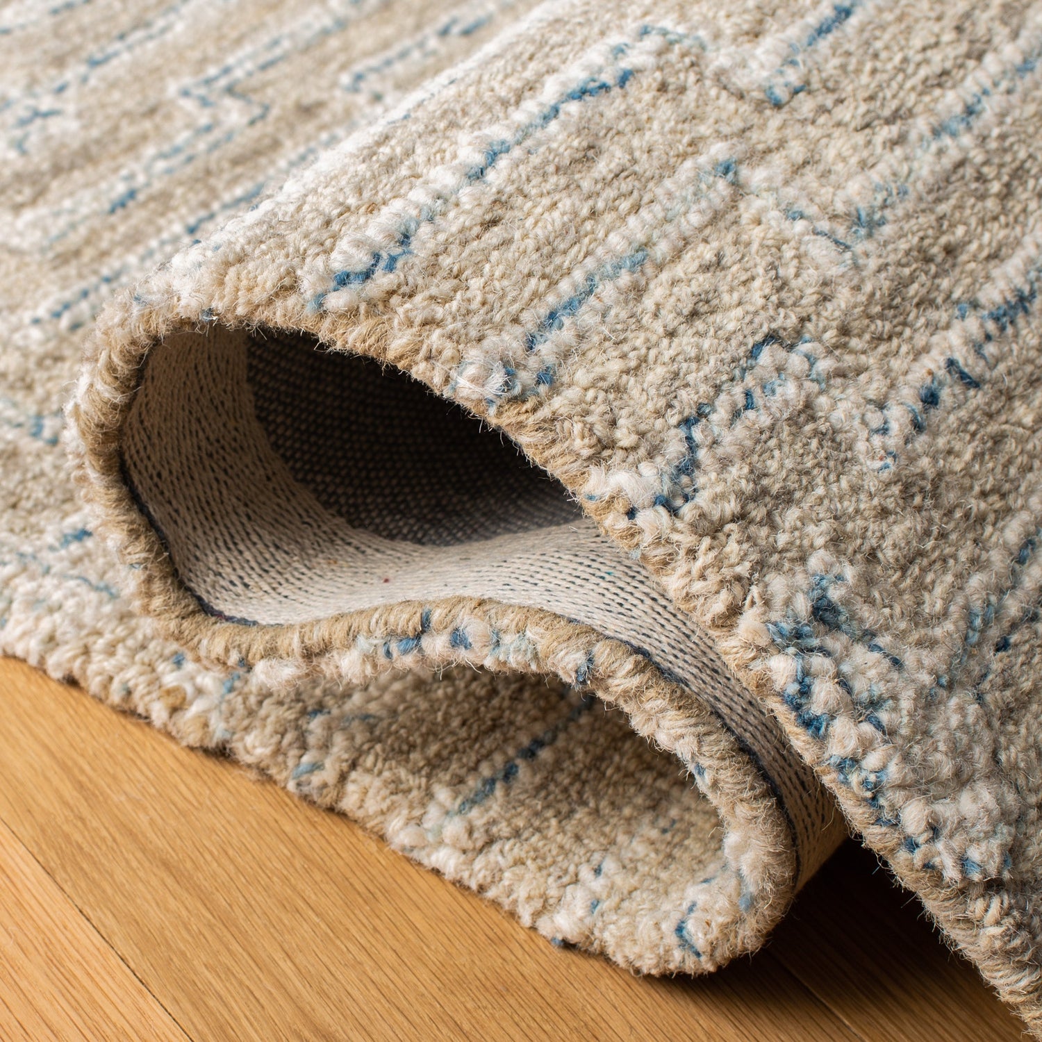 Safavieh Micro-Loop Mlp178F Light Grey/Ivory Rugs.