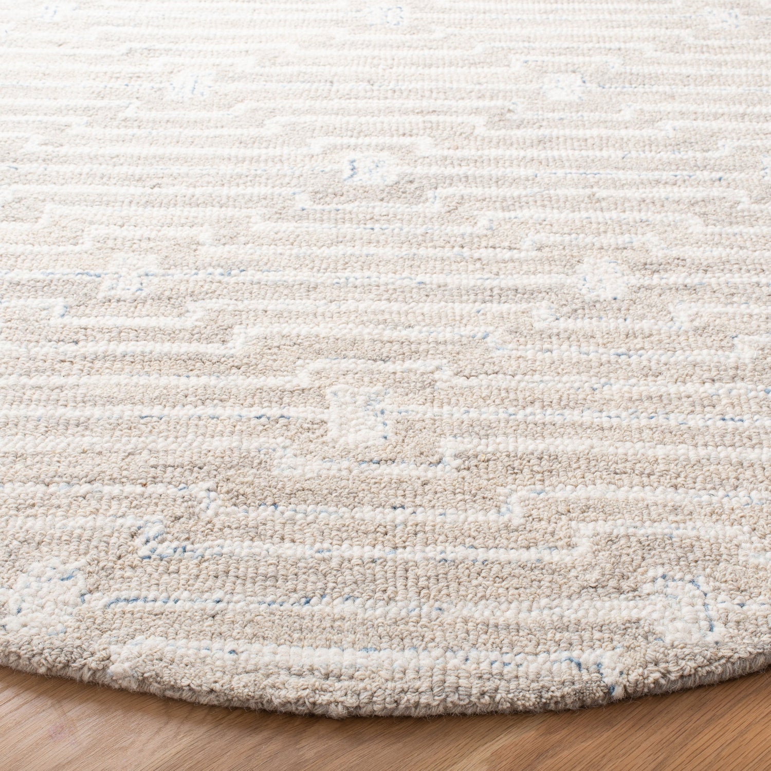 Safavieh Micro-Loop Mlp178F Light Grey/Ivory Rugs.