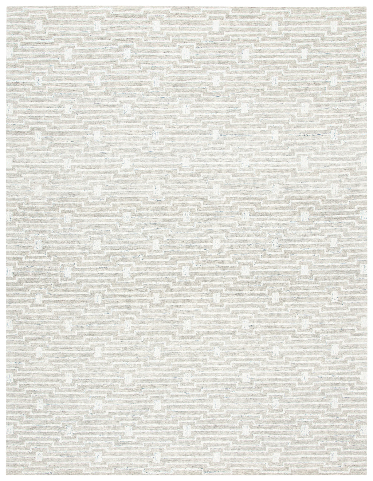Safavieh Micro-Loop Mlp178F Light Grey/Ivory Rugs.