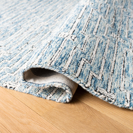 Safavieh Micro-Loop Mlp178M Light Blue/Ivory Rugs.