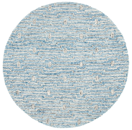 Safavieh Micro-Loop Mlp178M Light Blue/Ivory Rugs.