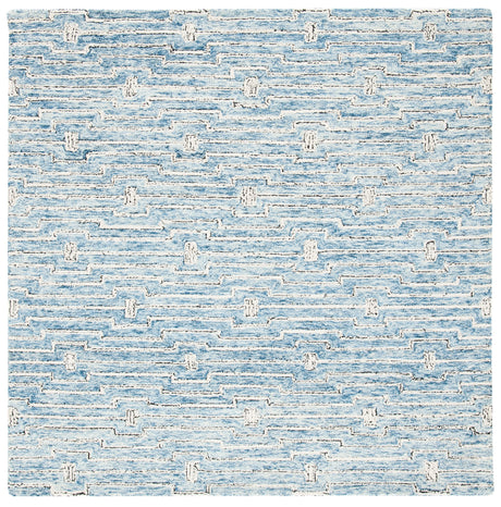 Safavieh Micro-Loop Mlp178M Light Blue/Ivory Rugs.