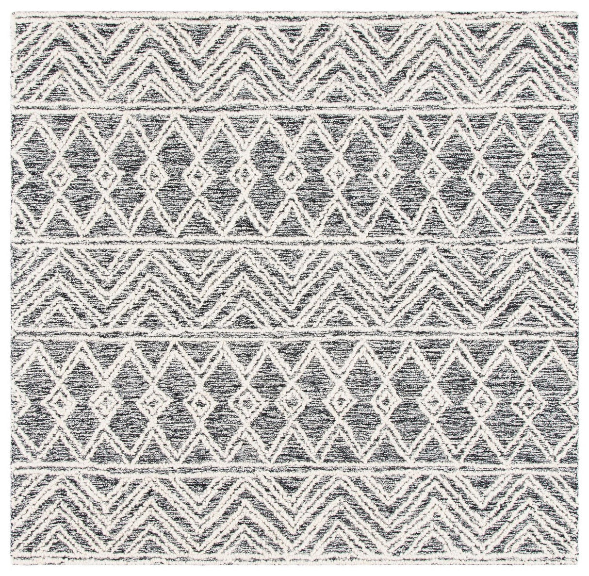 Safavieh Micro-Loop Mlp203A Ivory/Black Rugs.