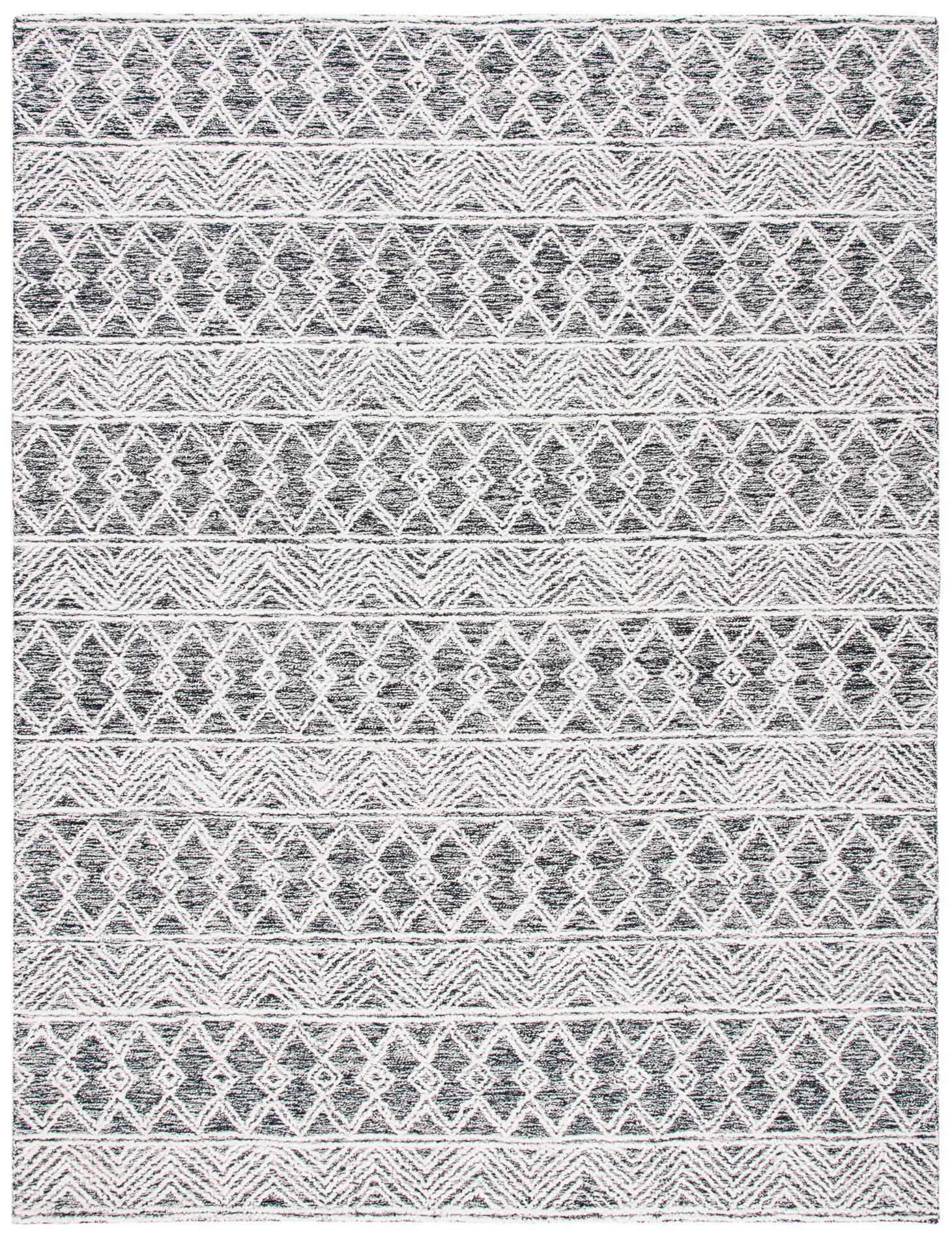 Safavieh Micro-Loop Mlp203A Ivory/Black Rugs.