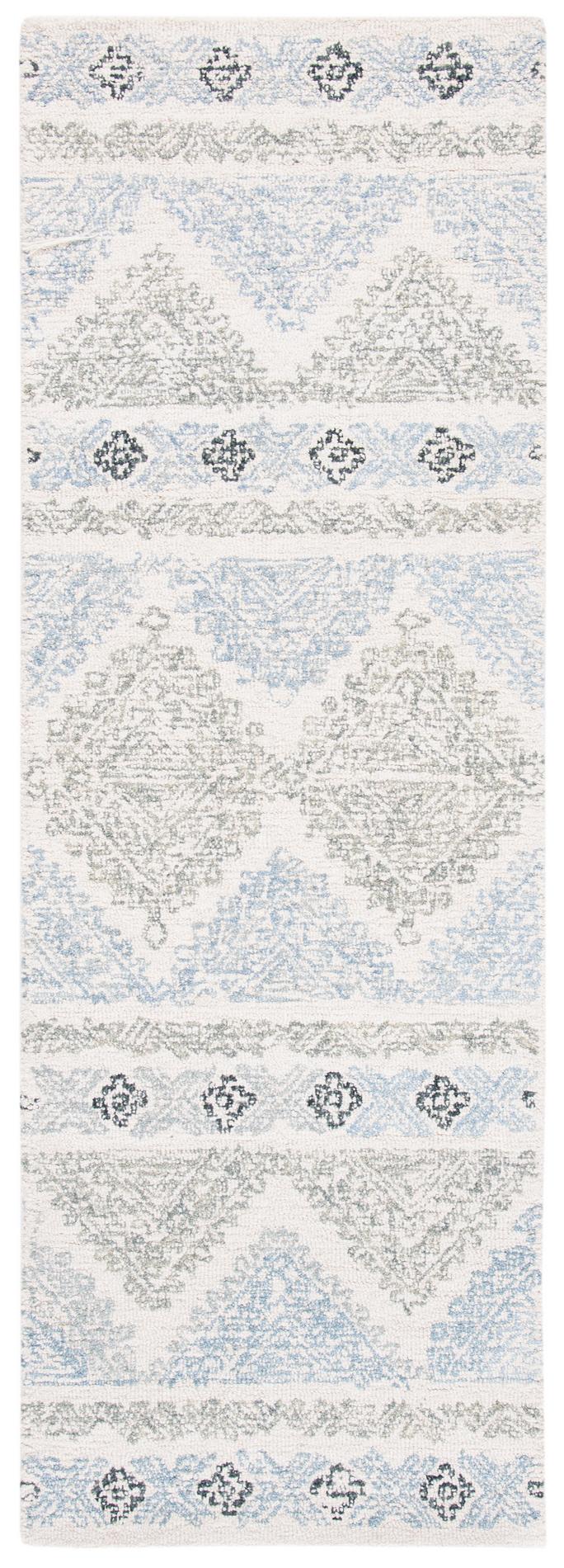 Safavieh Micro-Loop Mlp206A Ivory/Grey Rugs.