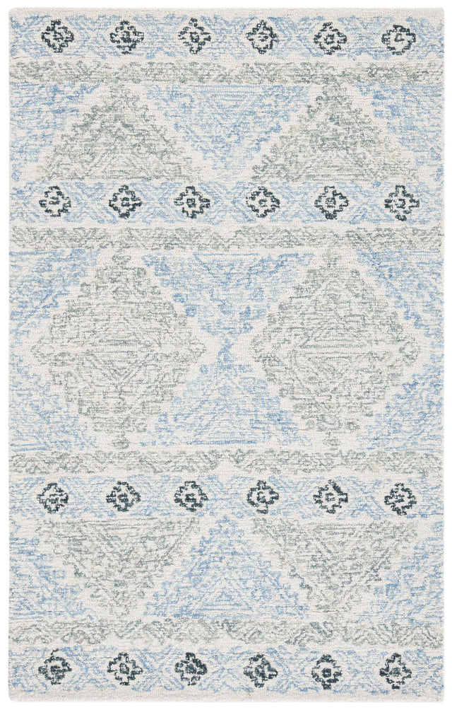 Safavieh Micro-Loop Mlp206A Ivory/Grey Rugs.