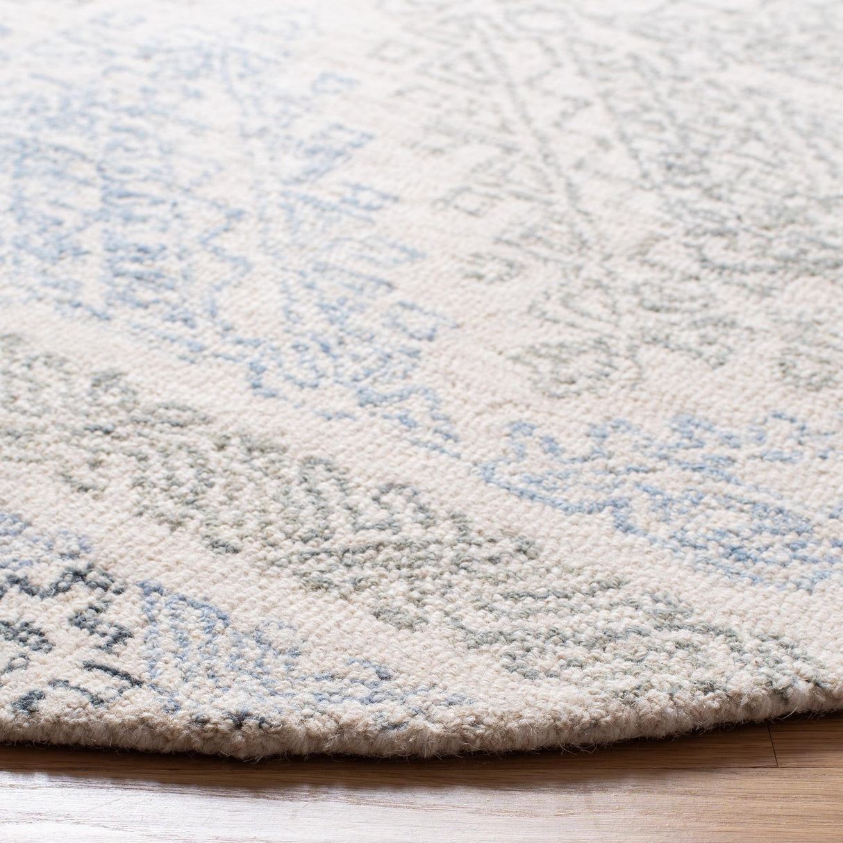 Safavieh Micro-Loop Mlp206A Ivory/Grey Rugs.