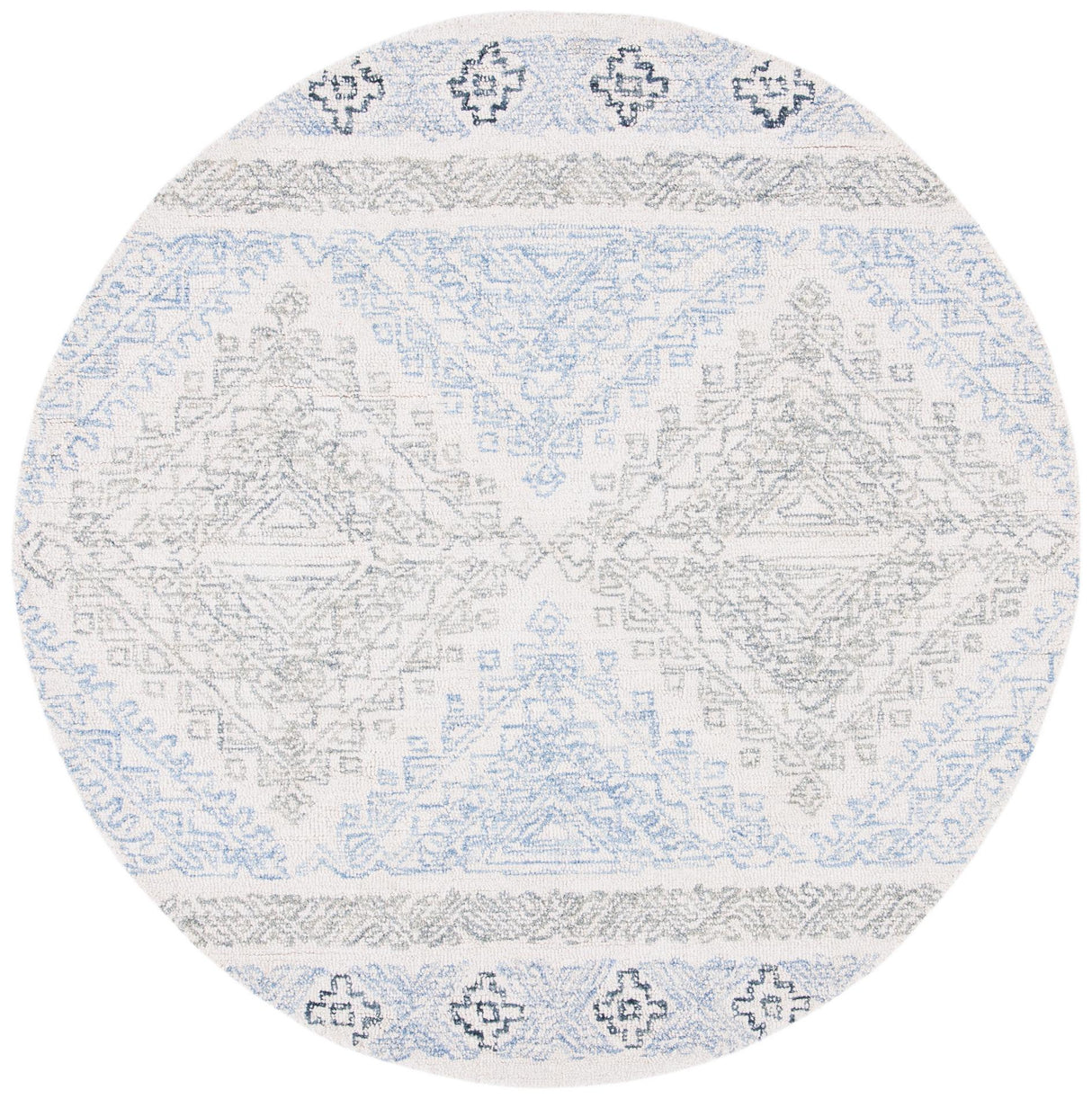 Safavieh Micro-Loop Mlp206A Ivory/Grey Rugs.
